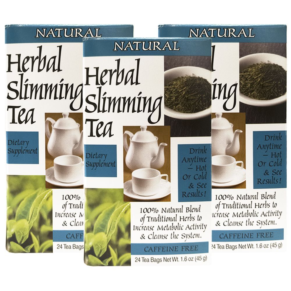 21st Century - Slimming Natural Tea 24 Tea Bags Pack of 3