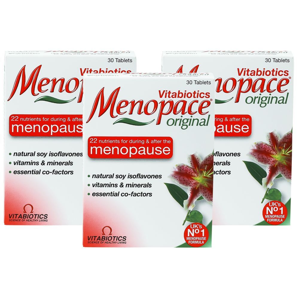 Vitabiotics - Menopose Original 30 Tablets Pack of 3