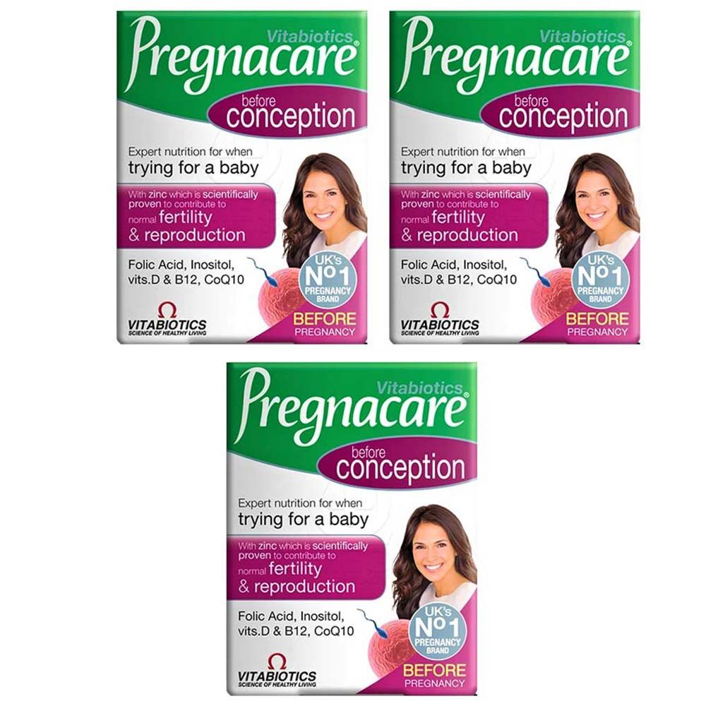 Vitabiotics - Pregnacare Conception 30 Tablets - Pack of 3