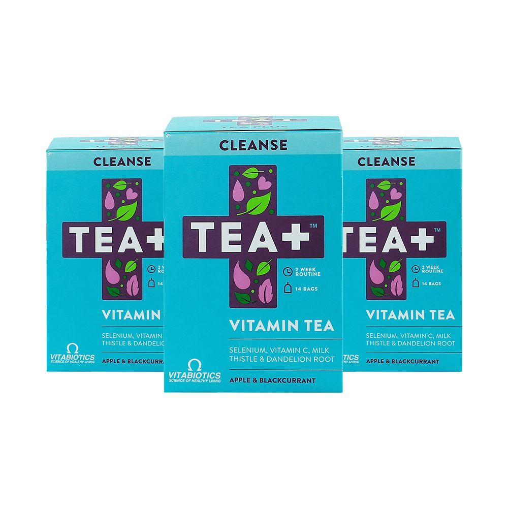 Vitabiotic - Tea+ Cleanse Vitamin Green Herbal Tea Pack of 3