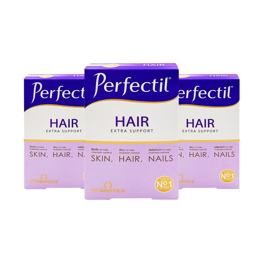 Vitabiotics - Perfectil Plus Hair 60 Tablets - Pack of 3