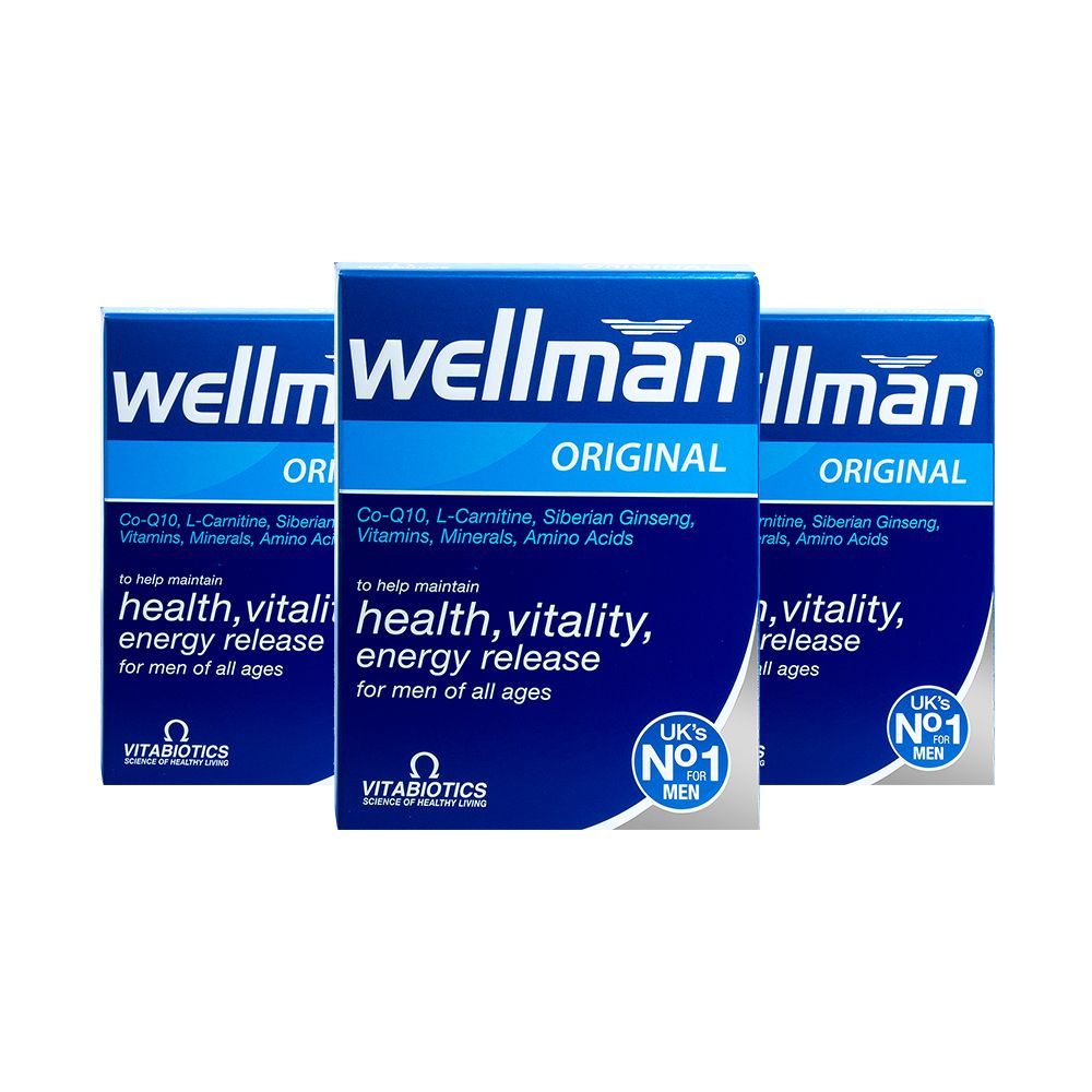 Vitabiotics - Wellman 30 Tablets - Pack of 3