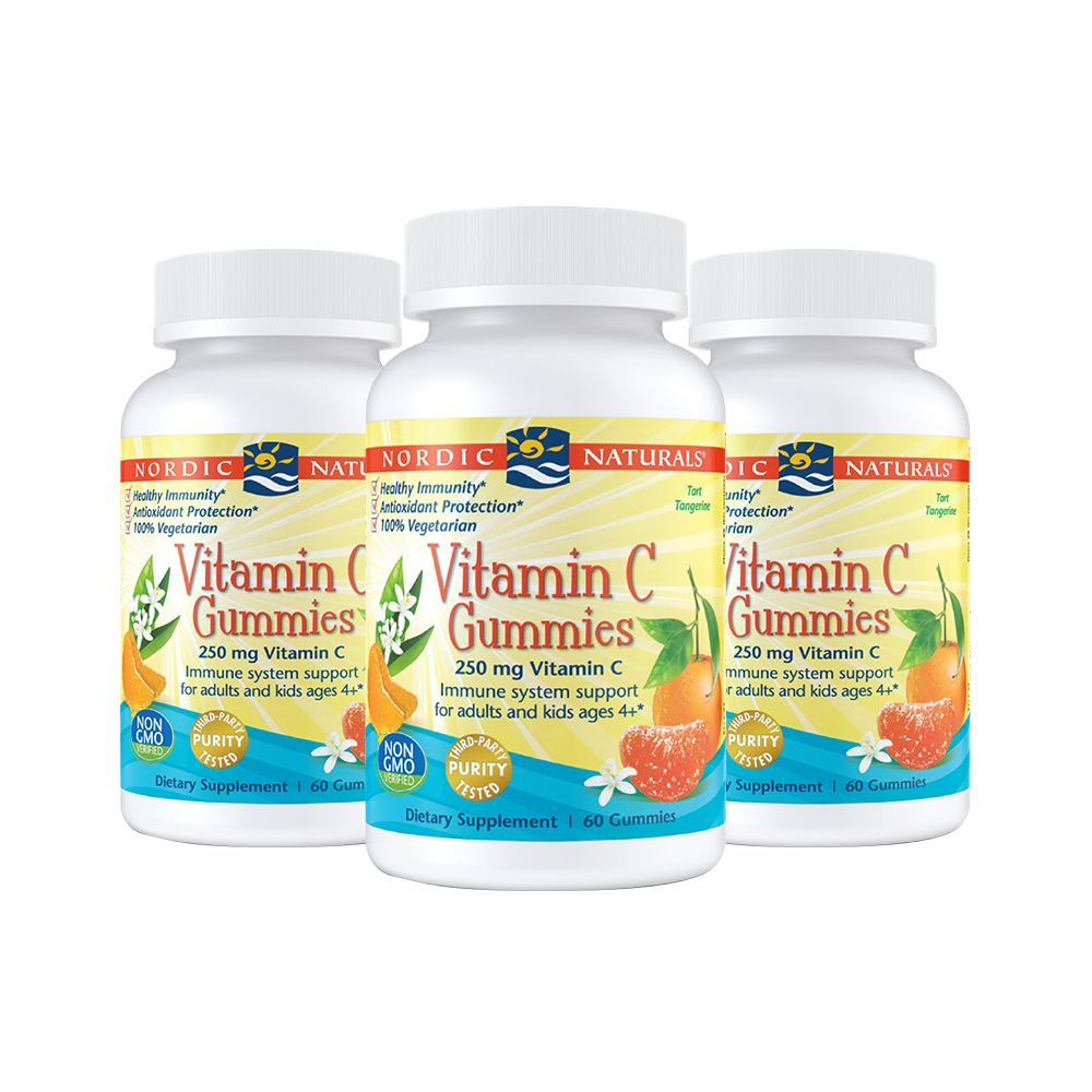 Nordic Naturals - Vitamin C Gummies 60's Pack of 3