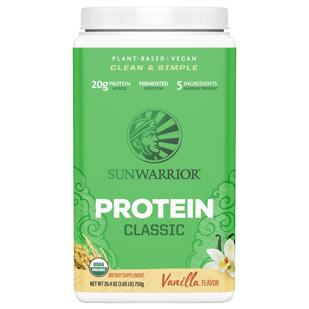 Sunwarrior - Classic Clean & Simple Organic Protein Powder - Vanilla - 750G