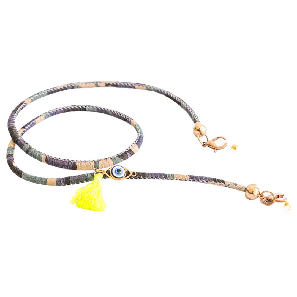 Natelzee - Mask & Sunglass Strap - Yellow