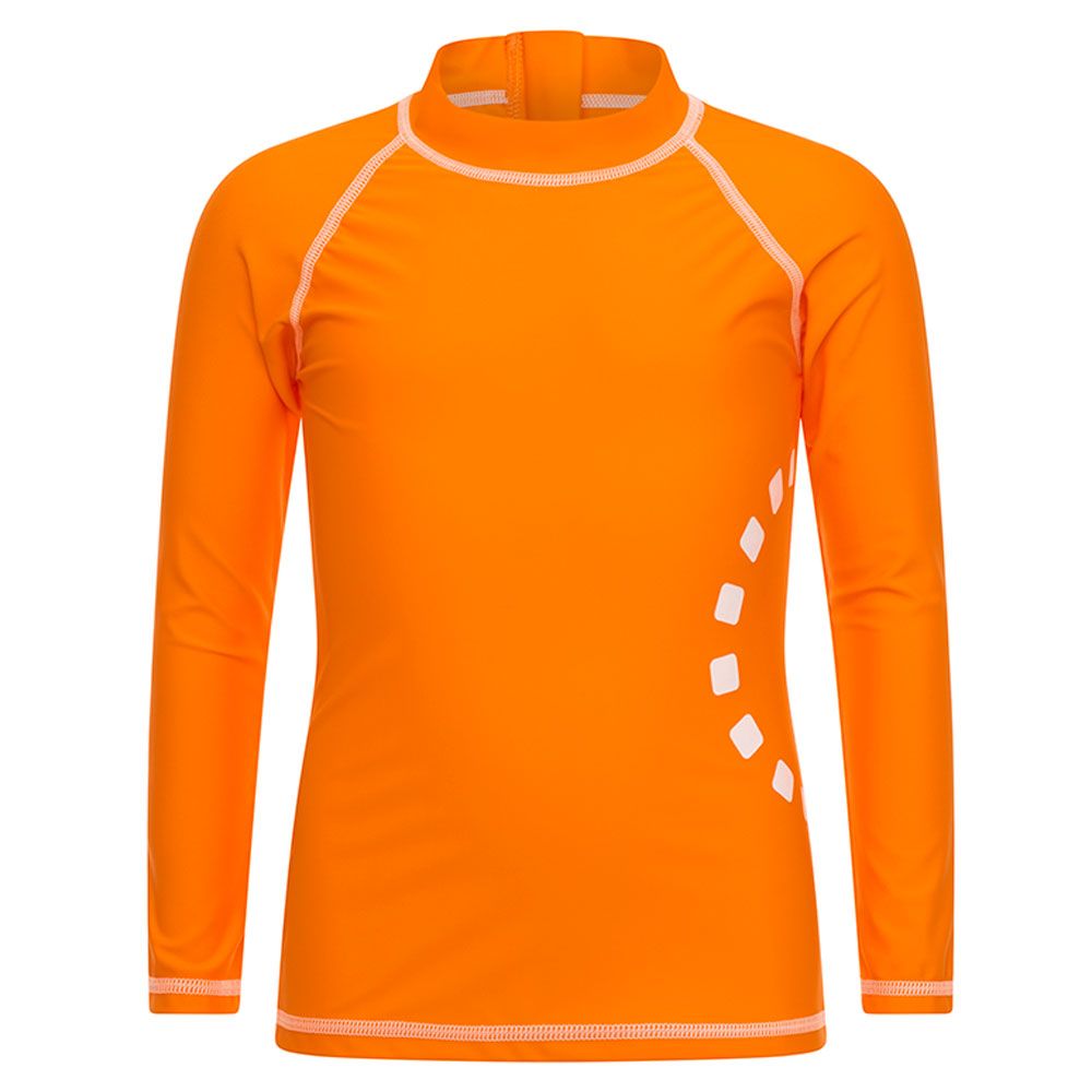 Noma Swimwear - Orange/White Long-Sleeved Rash Top