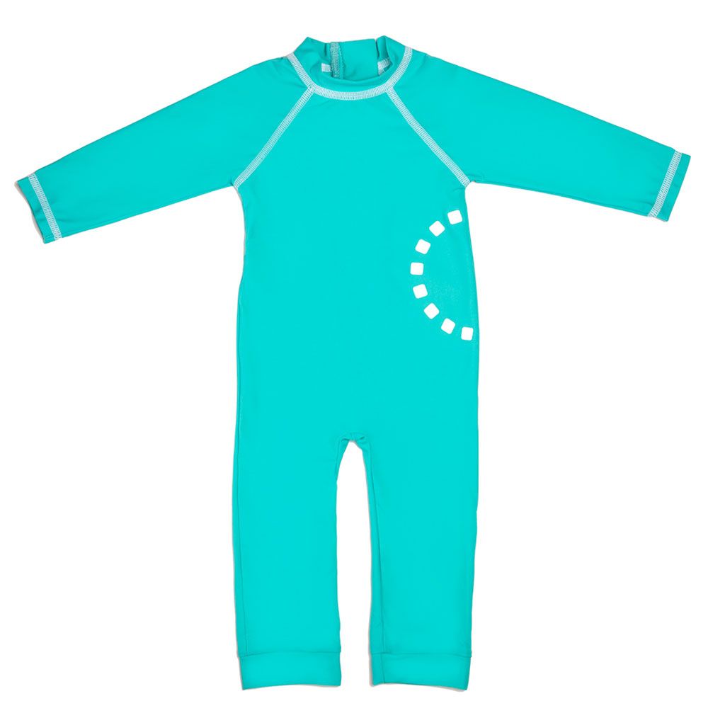 Noma Swimwear - Turquoise/White Baby Long One Piece