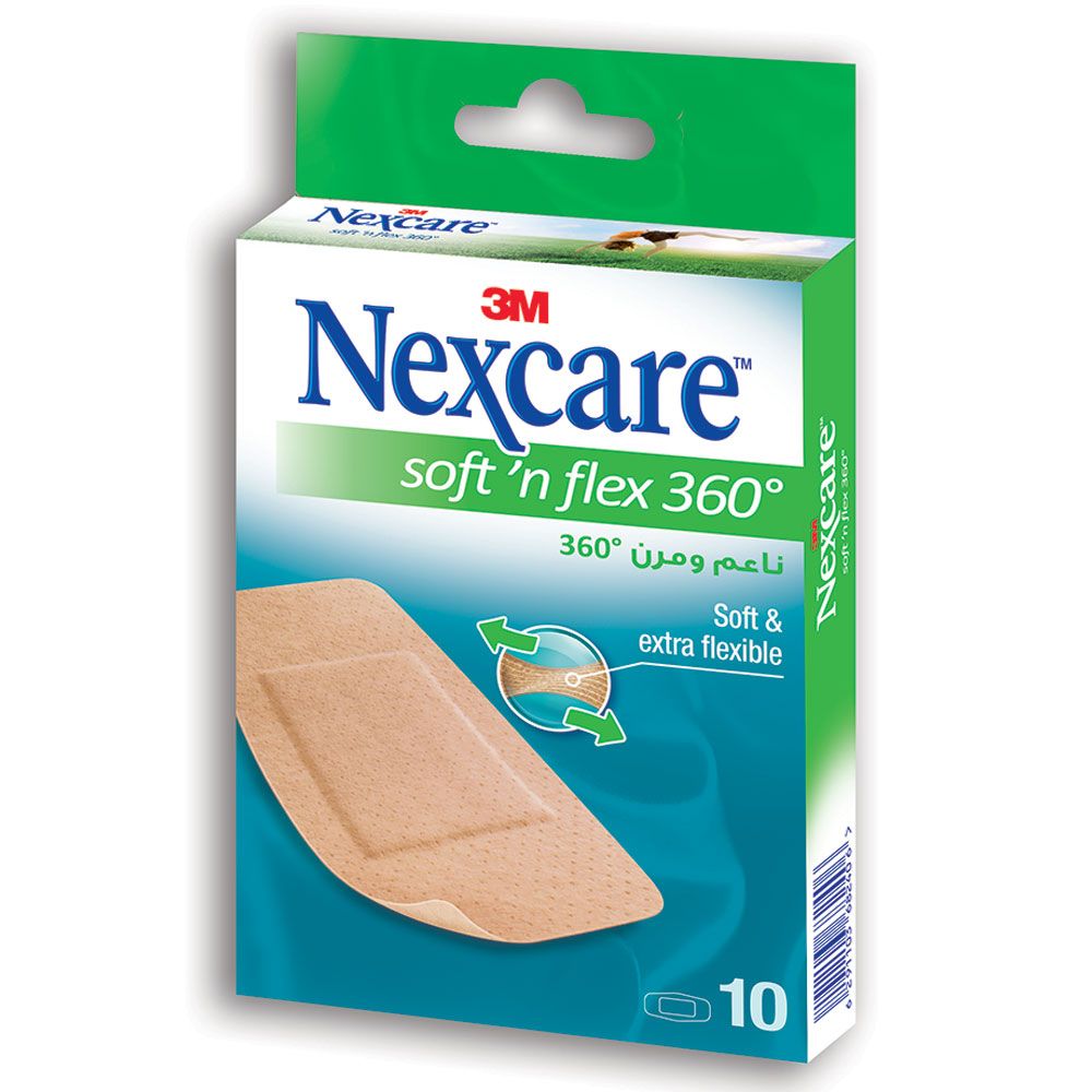 Nexcare - 570-10 Soft 'n' Flex Bandage Knee & Elbow 10s