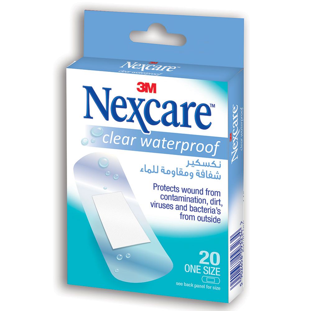 Nexcare - CWP-20 Clear Waterproof Bandages