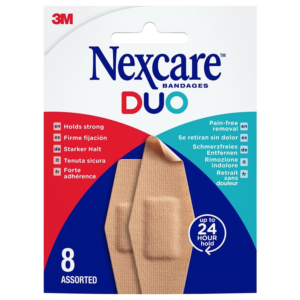 Nexcare - Duo Plasters Assorted Pack Of 8