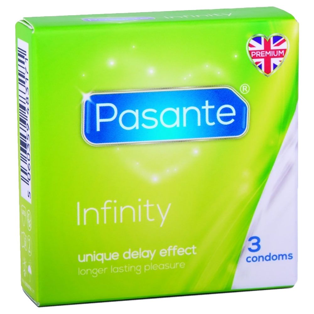 Pasante - Infinity Delay Condoms 3pcs