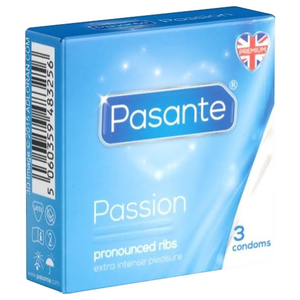 Pasante - Passion Condoms 3pcs