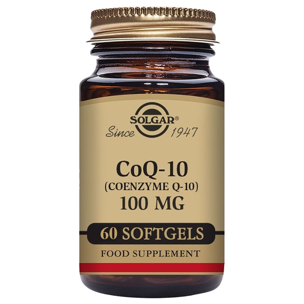 Solgar - CoQ-10 100mg Softgels - Pack of 60