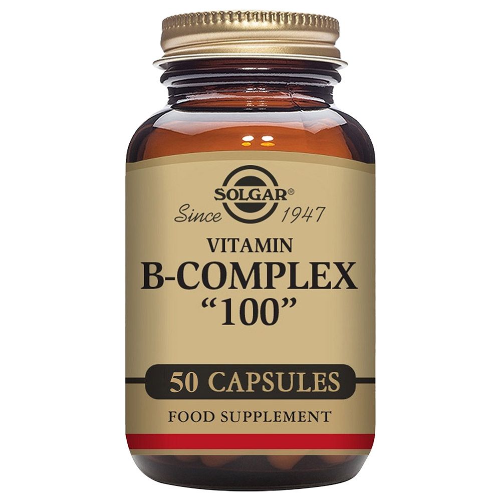 Solgar - B-Complex "100" Vegetable Capsules 50'S