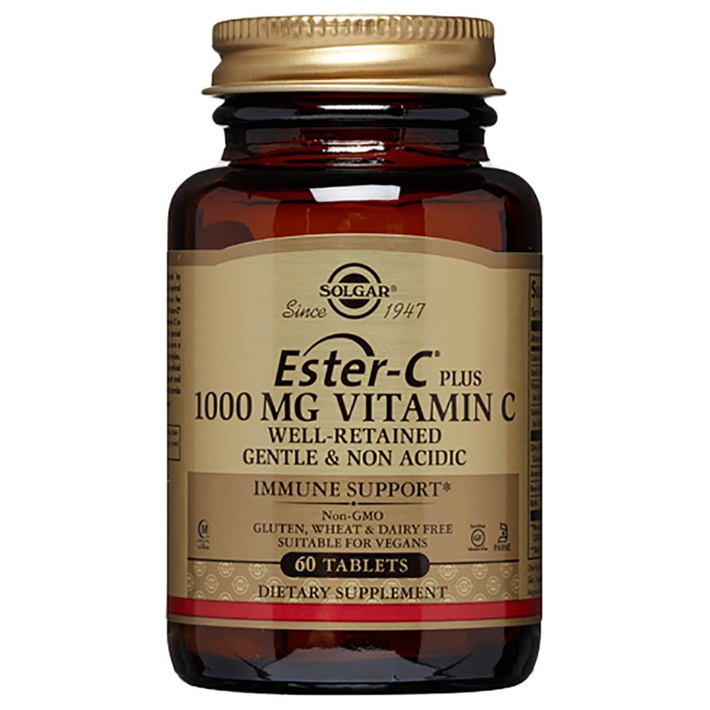 Solgar Ester-C Plus 1000mg Vitamin C 60 Tablets