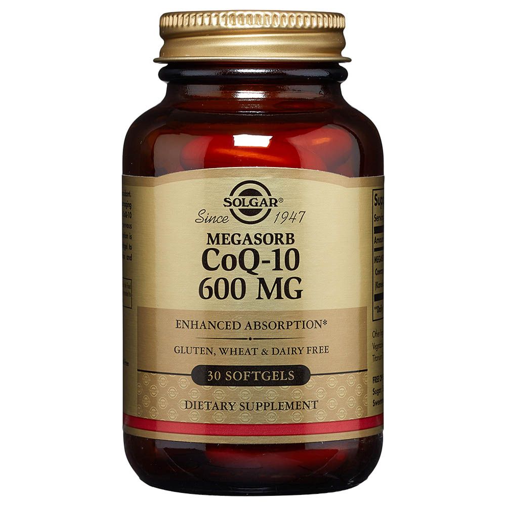 Solgar - Megasorb CoQ-10 600mg 30 Softgels