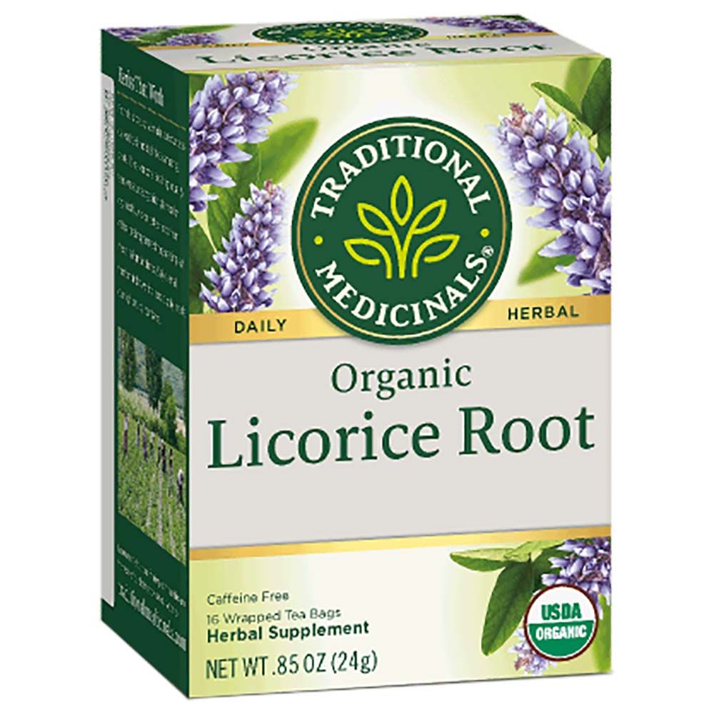 Traditional Medicinals - Licorice Root Fair Wild 16 Teabags