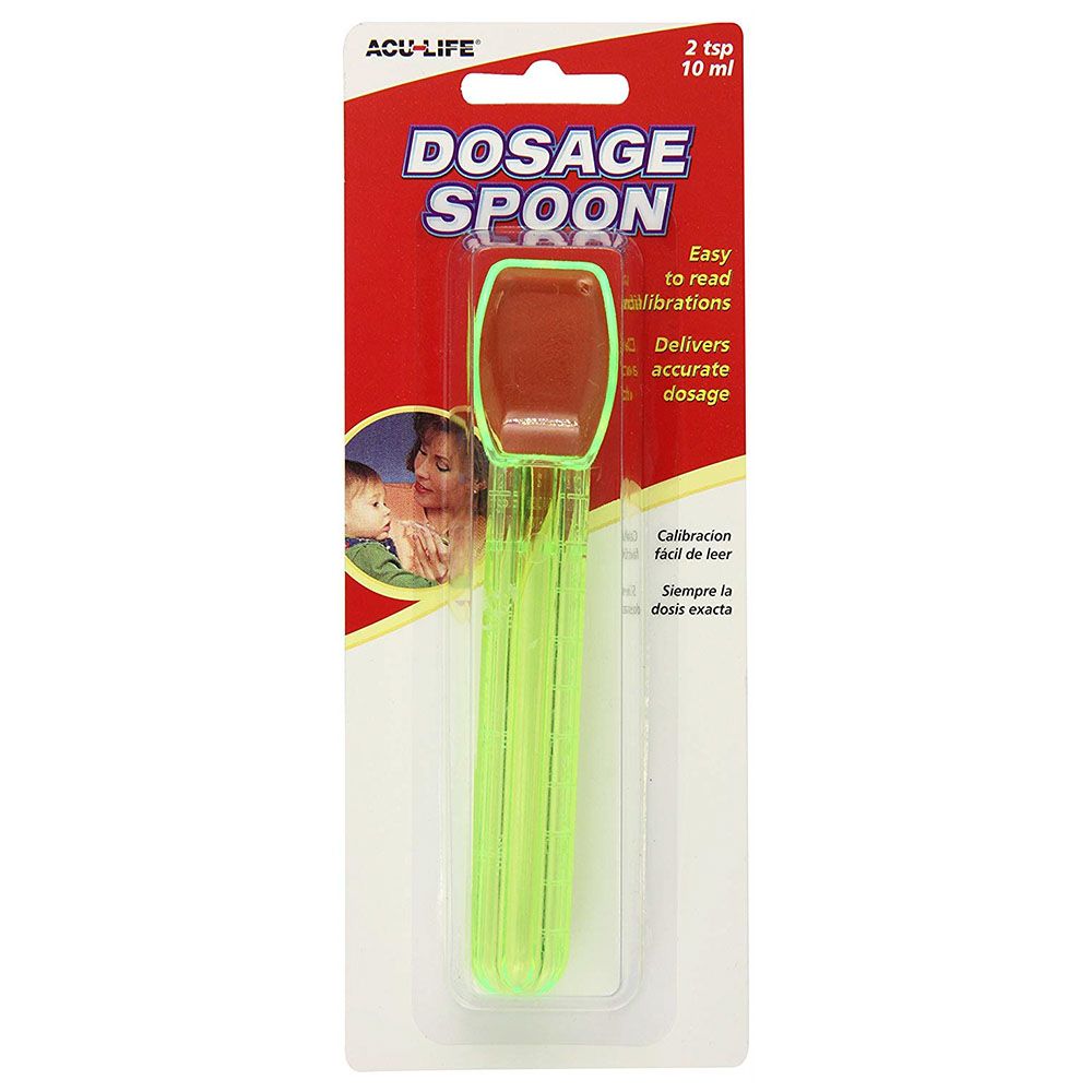 Acu Life - Medicine Spoon 2 Tsp - Assorted Color