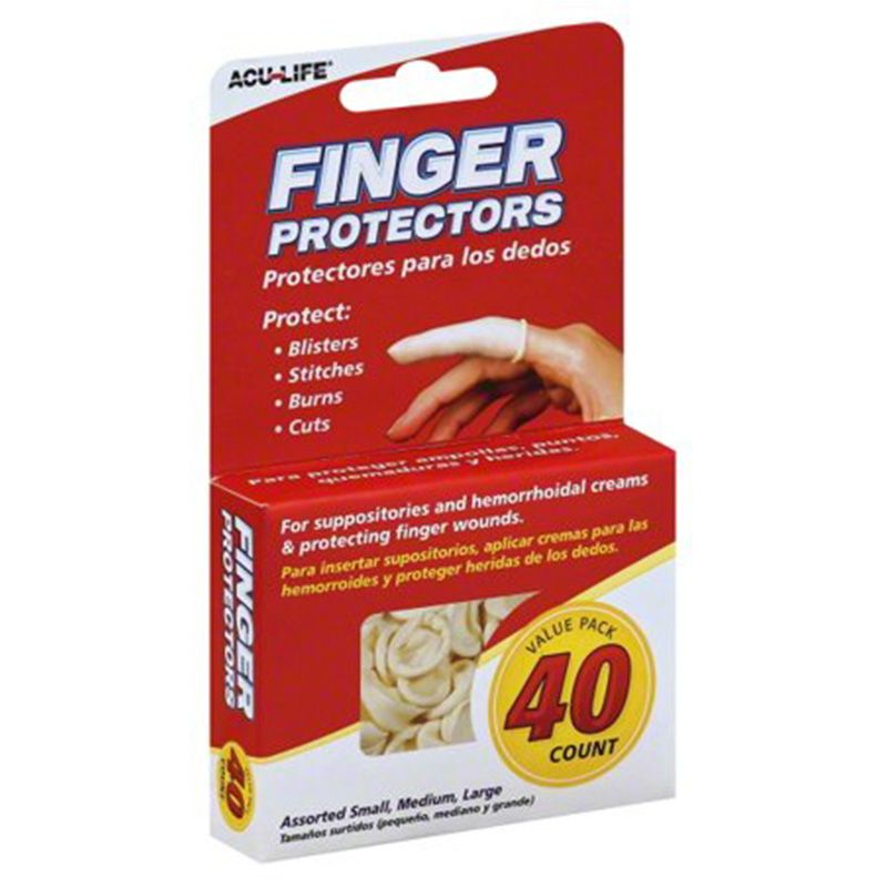 Acu Life - Finger Protectors 40'S - Assorted Color