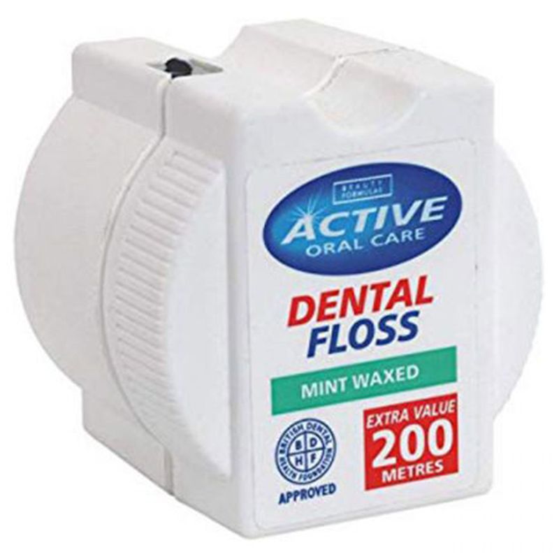 Beauty Formulas - Active Mint Waxed 200M Dental Floss