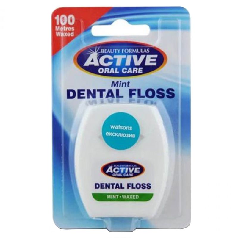 Beauty Formulas - Mint Waxed 100M Dental Floss