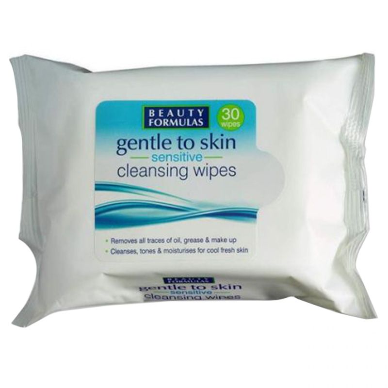 Beauty Formulas - Gentle Sensitive Cleansing Wipes 30's