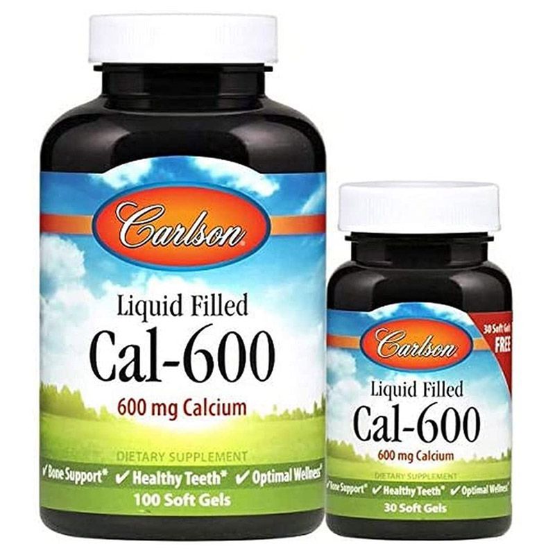 Carlson - Liquid Calcium 600 130 Soft Gels