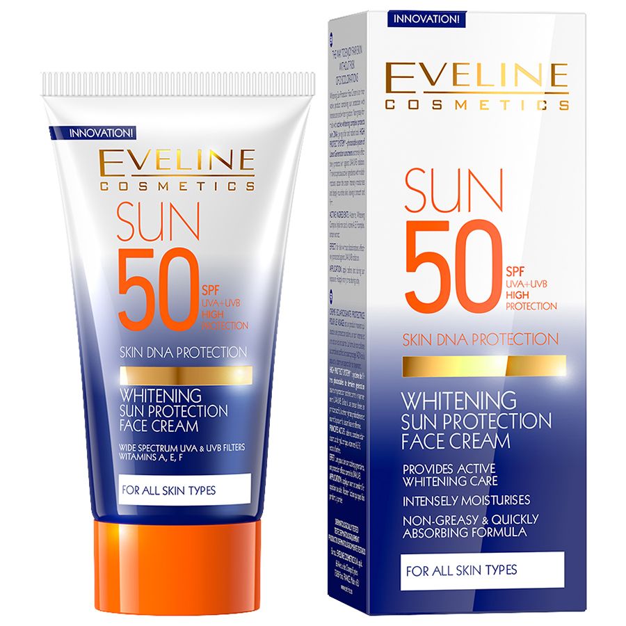 Eveline - Spf 50 Whitening Sun Care Face Cream 50ml