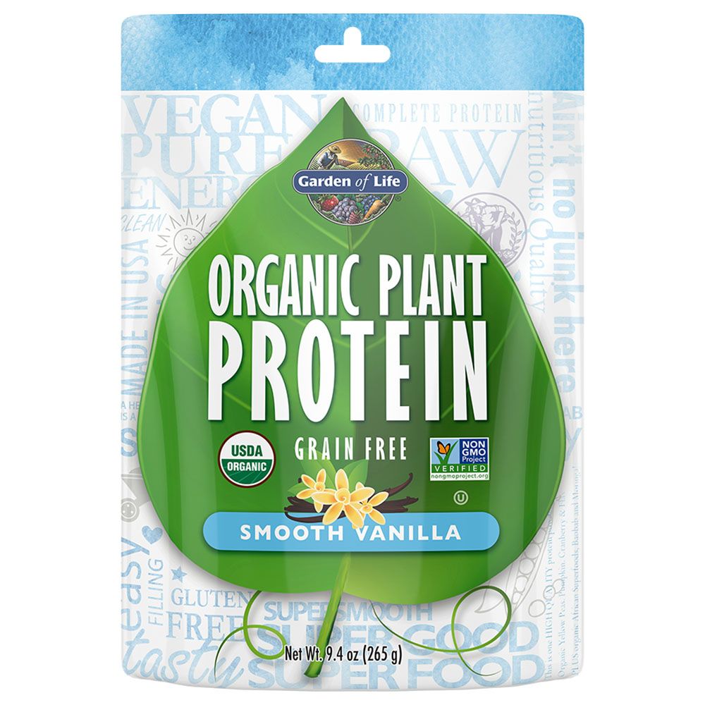 Garden of Life - Organic Plant Protein Smooth Vanilla - 265g