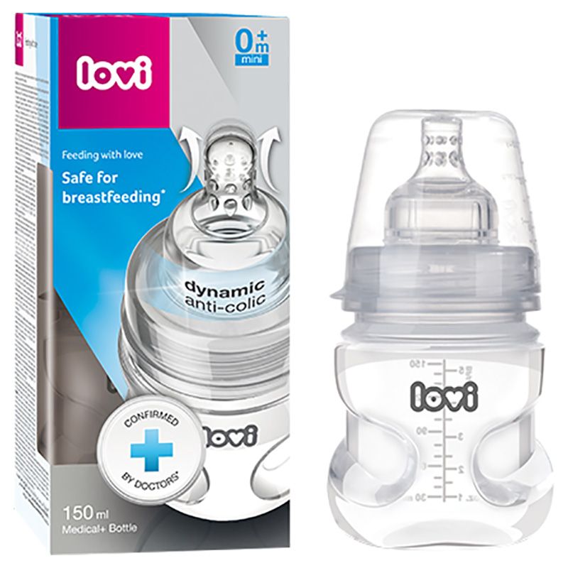 LOVI - Medical+ Bottle With Dynamic Teat 150ML_0m+