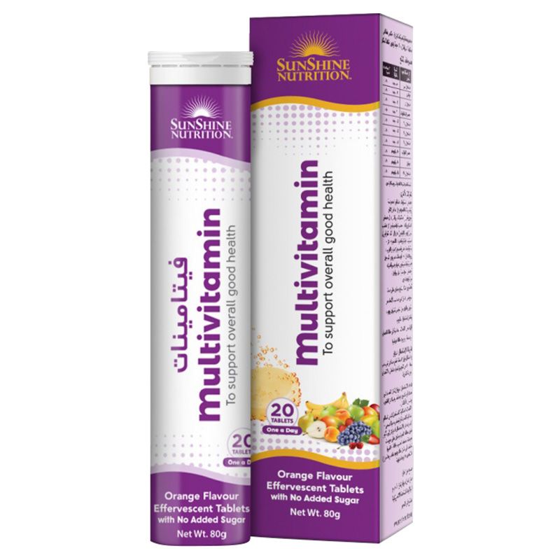 Sunshine Nutrition Multivitamin Effervescent 20 Tabs