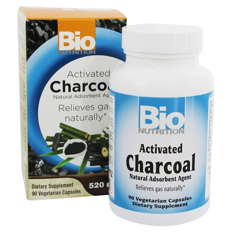 Bio Nutrition - Activated Coconut Charcoal 520mg 90 Capsules