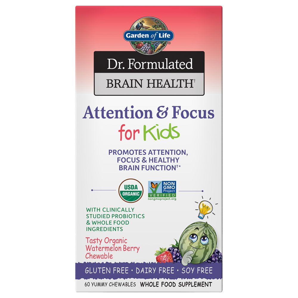 Garden of Life - Dr. Formulated Attention & Focus For Kids