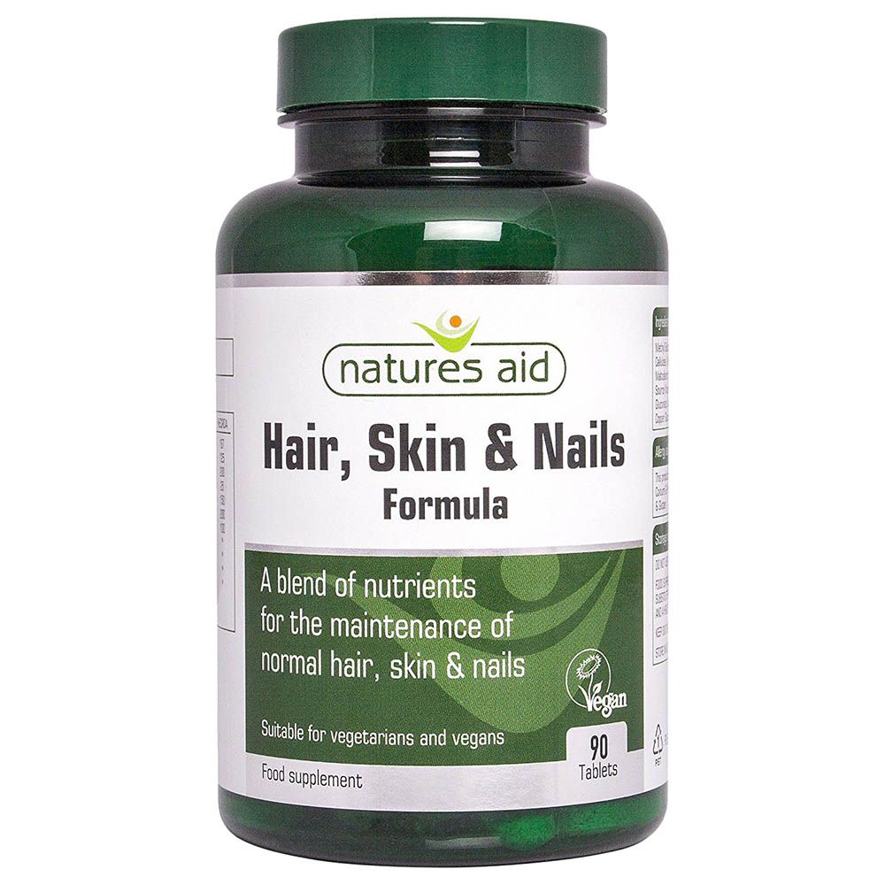 Natures Aid - Hair, Skin and Nails Formula - 90 Tablets