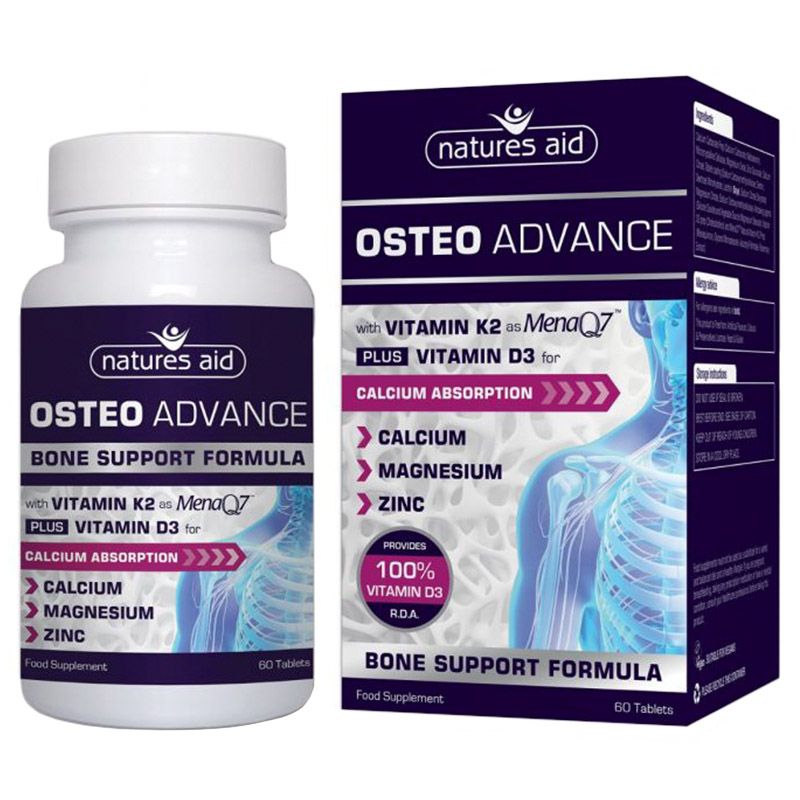 Natures Aid - Osteo Advance - 60 Tablets