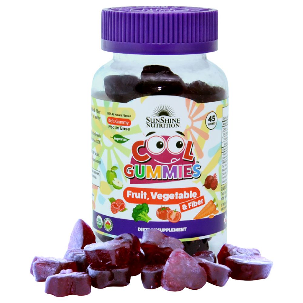 Sunshine Nutrition - Cool Gummies Fruit, Vegetable & Fiber