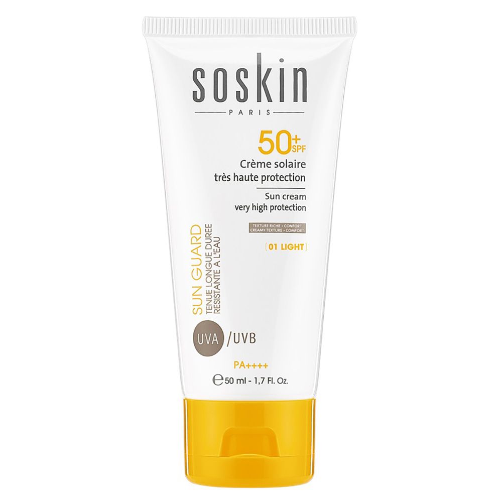 Soskin - SG Sun Cream SPF 50 Tint-1, 50 ml