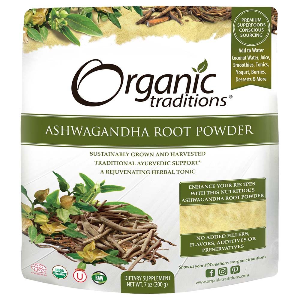 Organic Traditions Ashwagandha Powder 200g