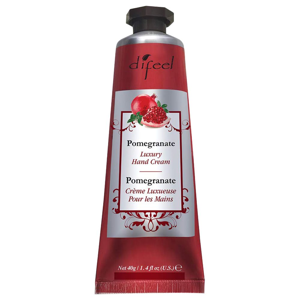 Difeel Luxury Moisturizing Hand Cream - Pomegranate 40g