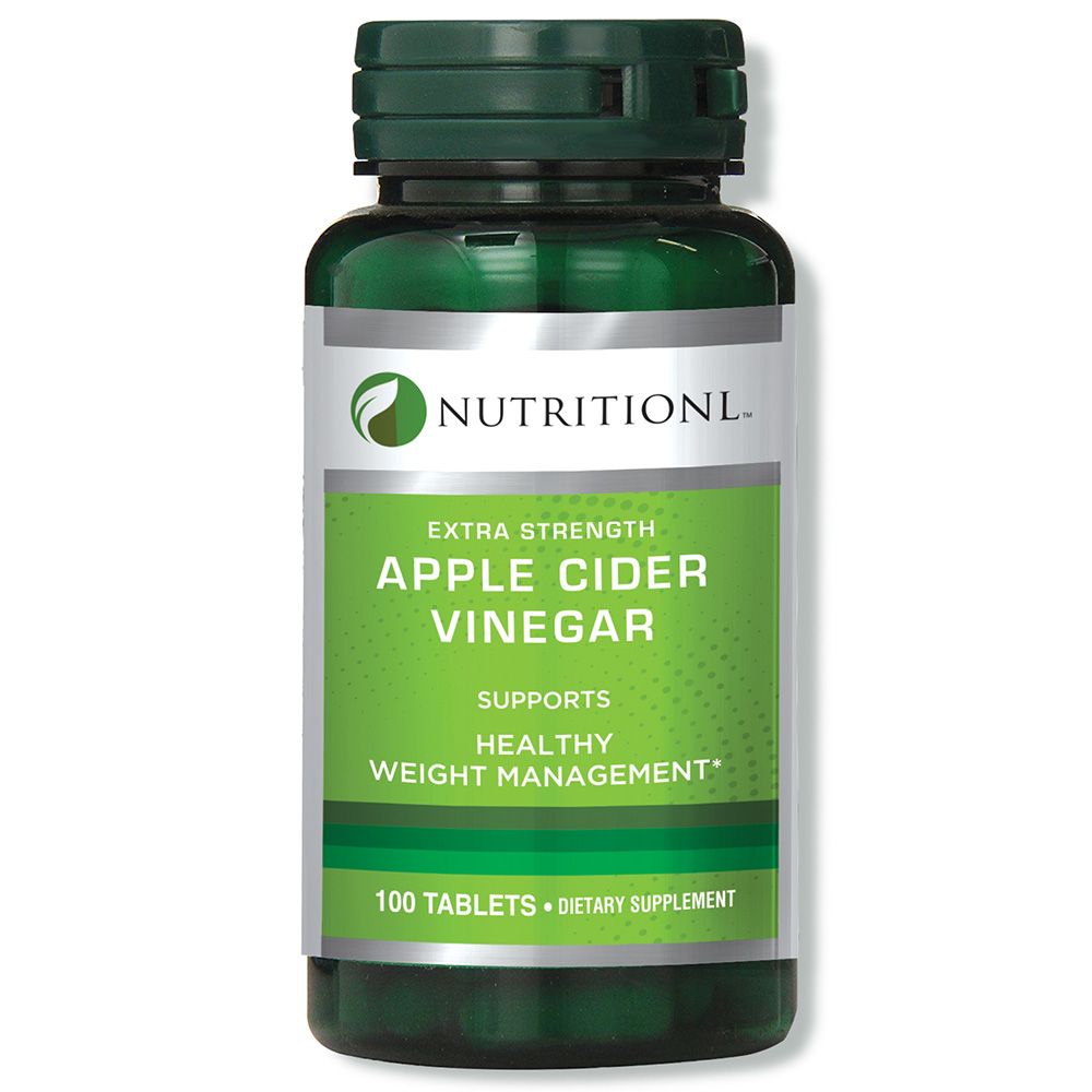 Nutritionl - Apple Cider Vinegar Extra Strength 100 Tablets