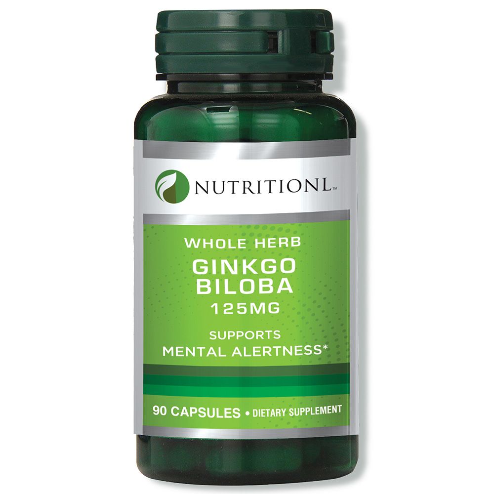 Nutritionl - Gingko Biloba 125mg 90 Capsules