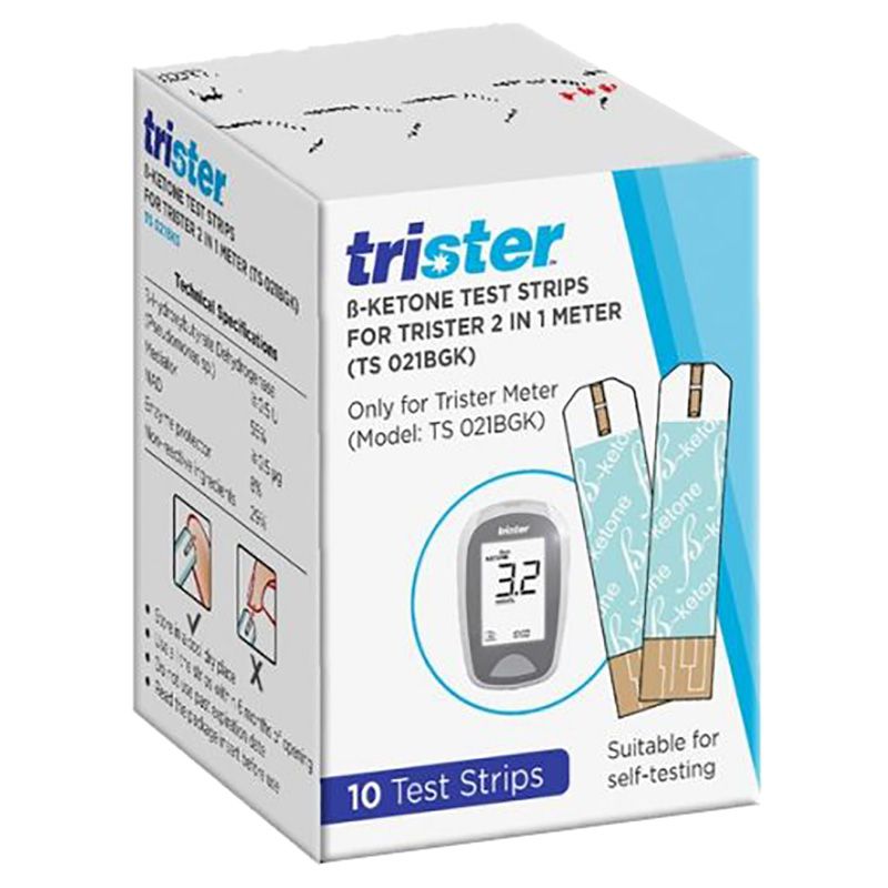 Trister - 2-In-1 B-Ketone Test Strips 10's