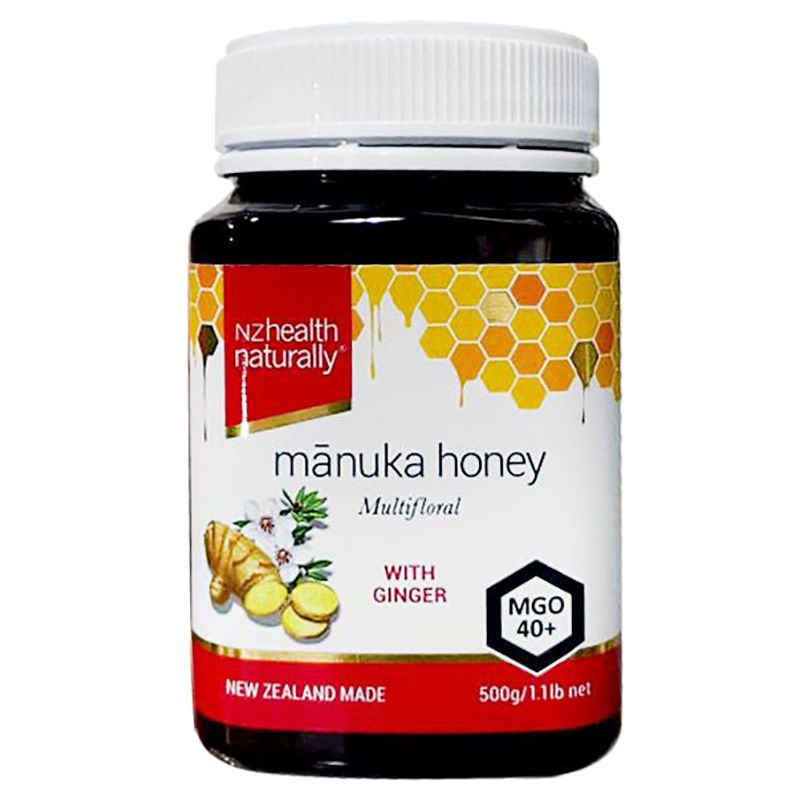 NZ Health - Manuka Honey MGO 40+ w/ Ginger - 500g