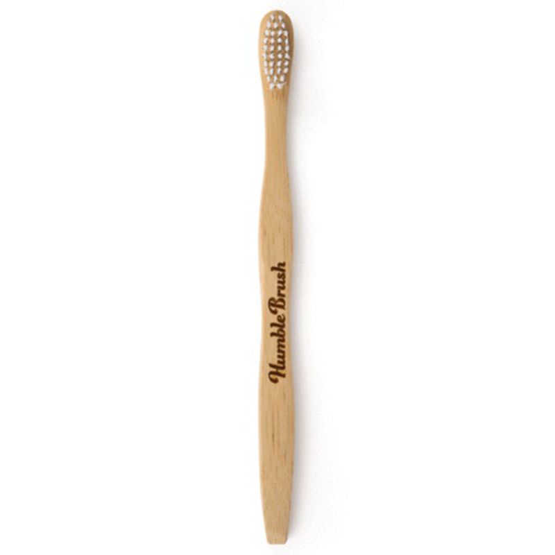 The Humble Co - Medium Bristles Brush Adult - White