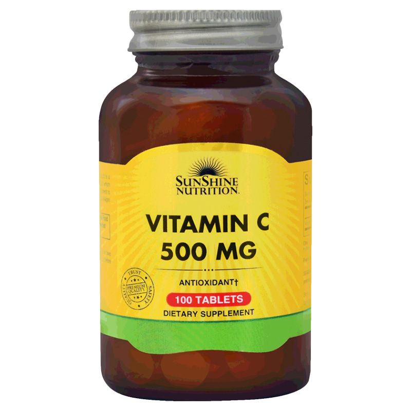 Sunshine Nutrition Vitamin C 500 Mg 100 Tab