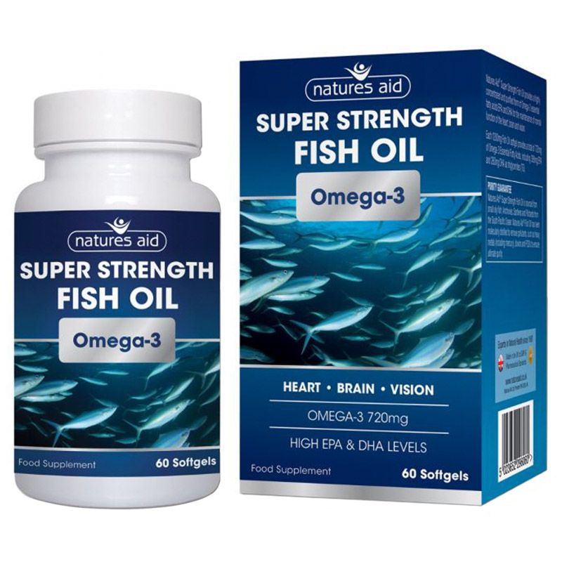 Natures Aid - Omega-3 Super Strength - 60 Softgel