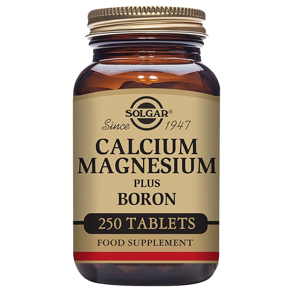 Solgar - Calcium Magnesium Plus Boron Tablets - Pack of 250