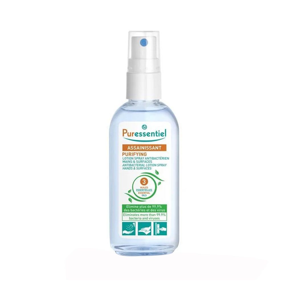 Puressentiel Antibacterial Spray w/3 Essential Oils 80ml