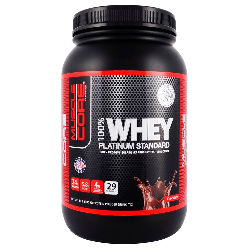 Muscle Core 100% Whey Platinum Standard Chocolate 2lb