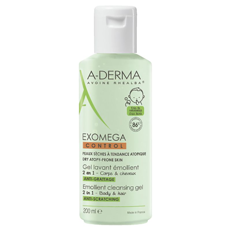 Aderma - Exomega Control Emollient Cleansing Gel 200ml